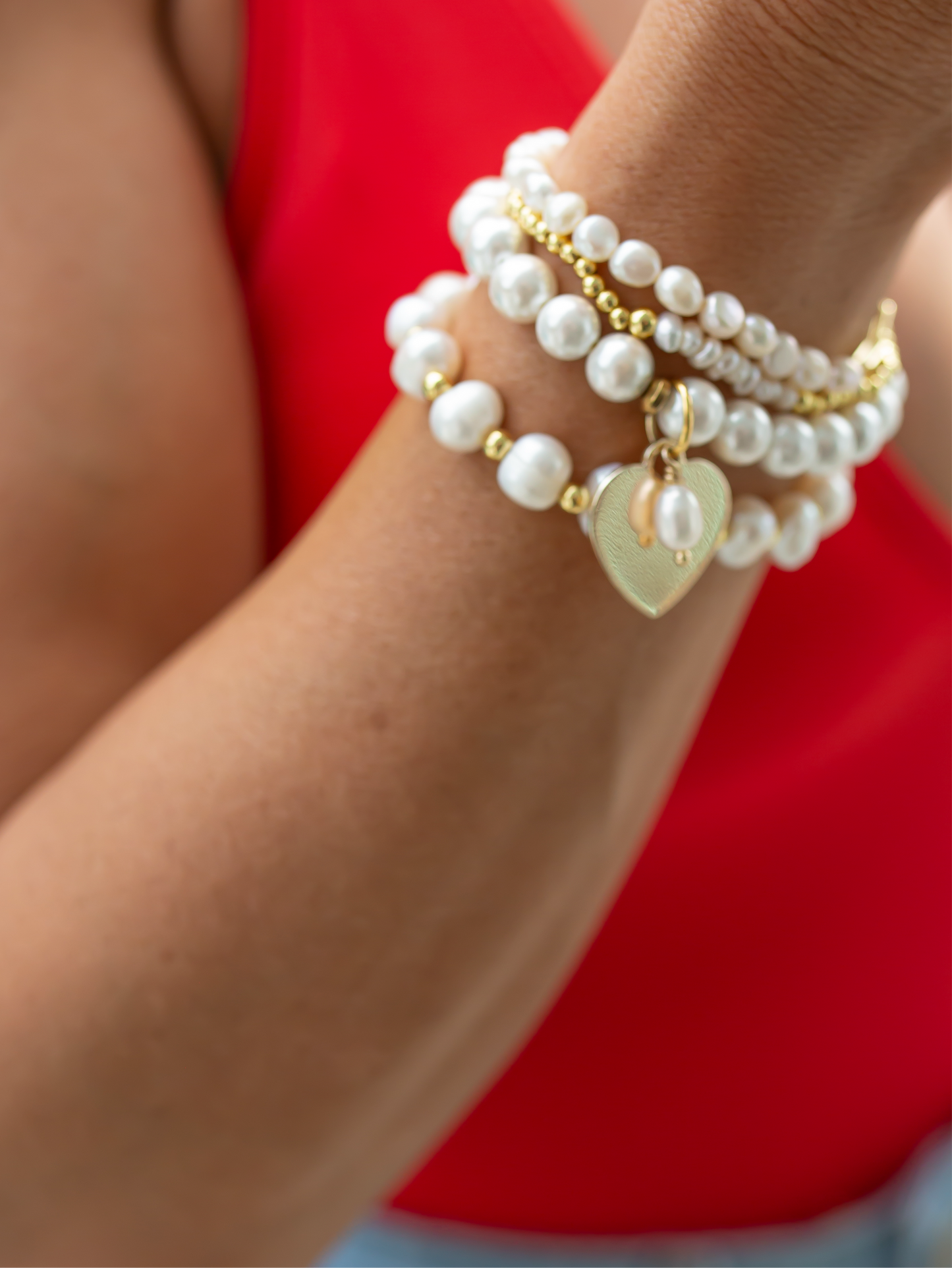 Sunburst Pearl Bracelet