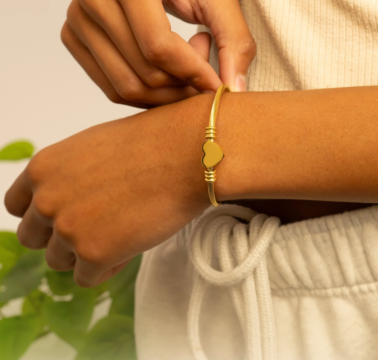 Heart Cuff Bracelet