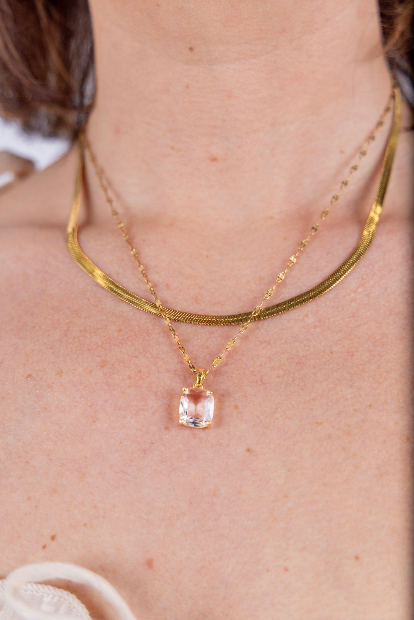 Crystal Pendant Necklace