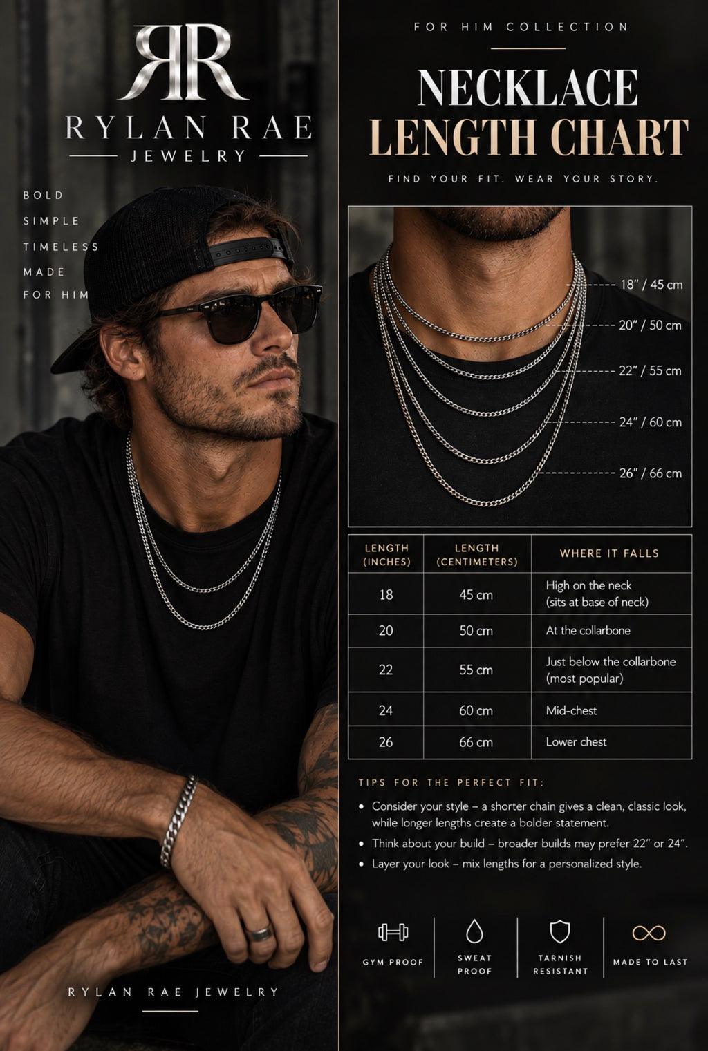 6mm Black Cuban Necklace