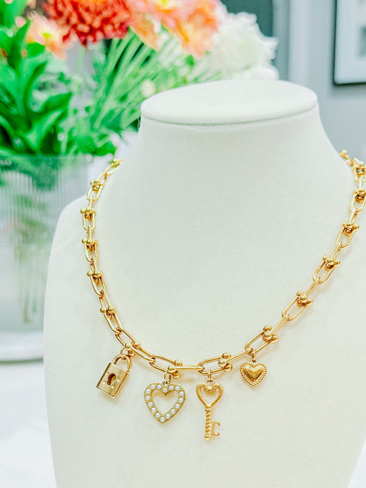 Hardware Charm Necklace