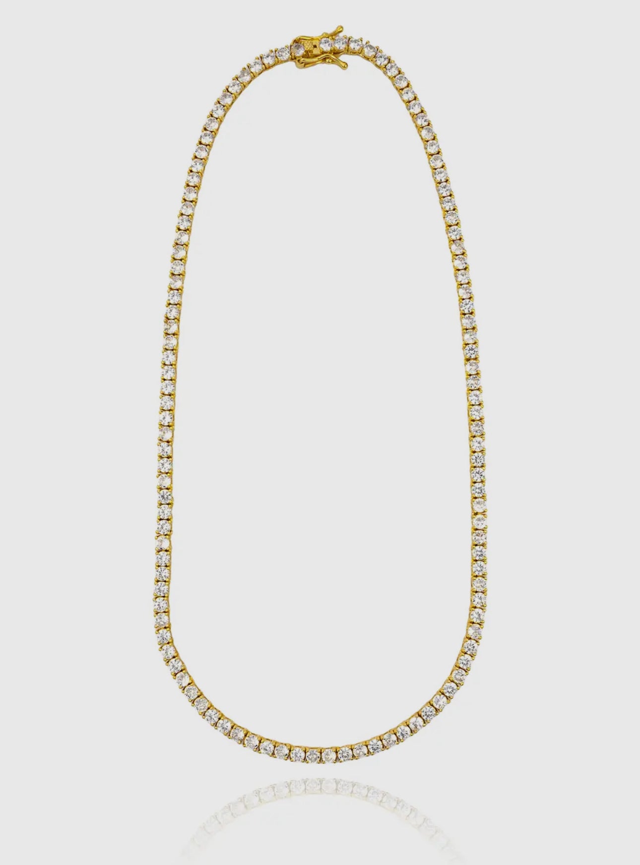 I Can’t Believe They Aren’t Real Diamonds Tennis Necklace