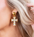 Cathedral Cross Earrings