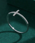 CZ Cross Ring