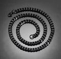 6mm Black Cuban Necklace