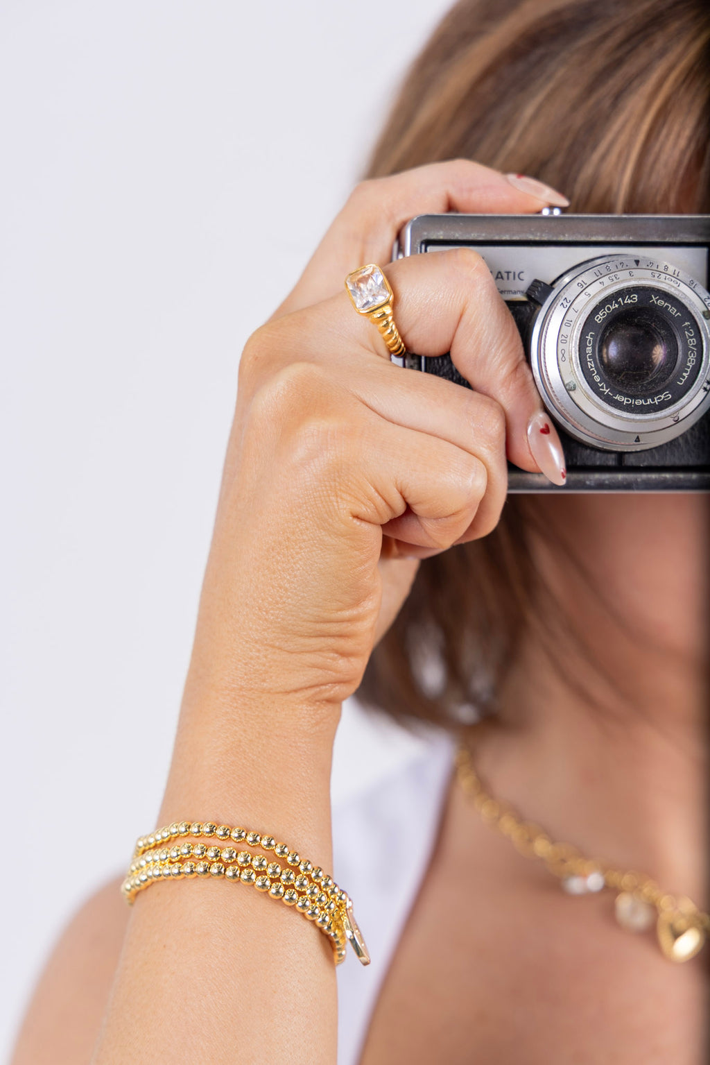 Golden Bracelet Stack
