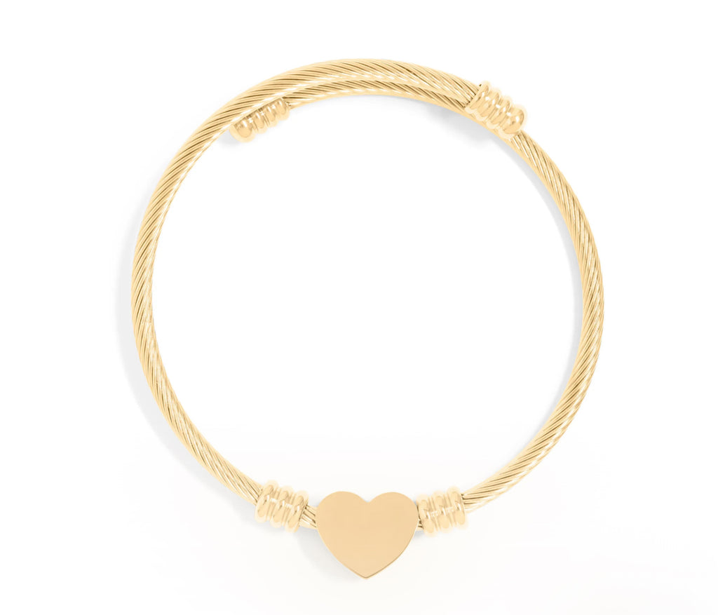 Heart Cuff Bracelet