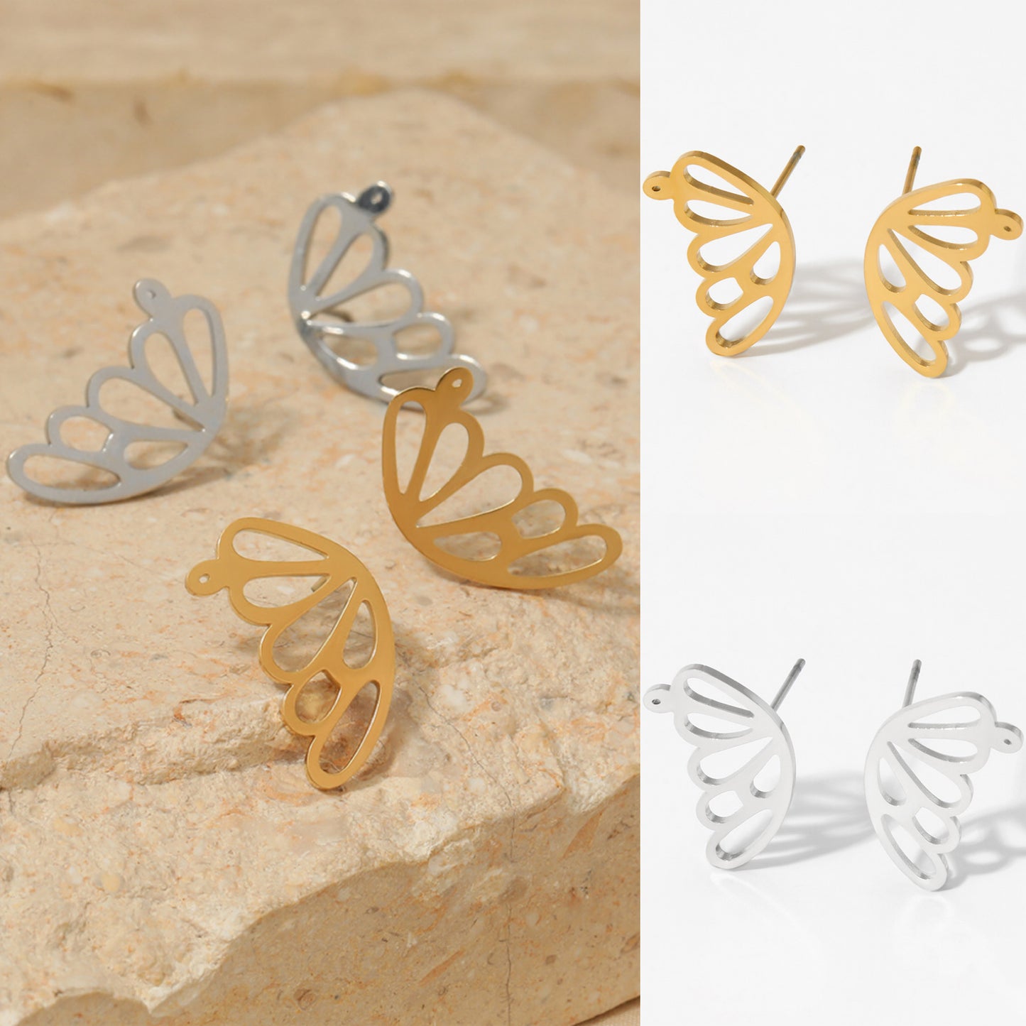 Papillon Heirloom Studs