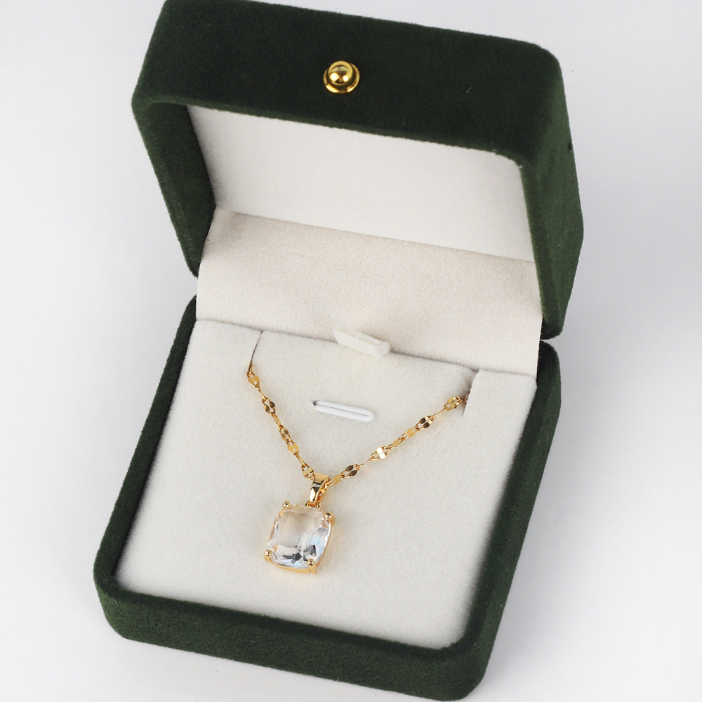 Crystal Pendant Necklace