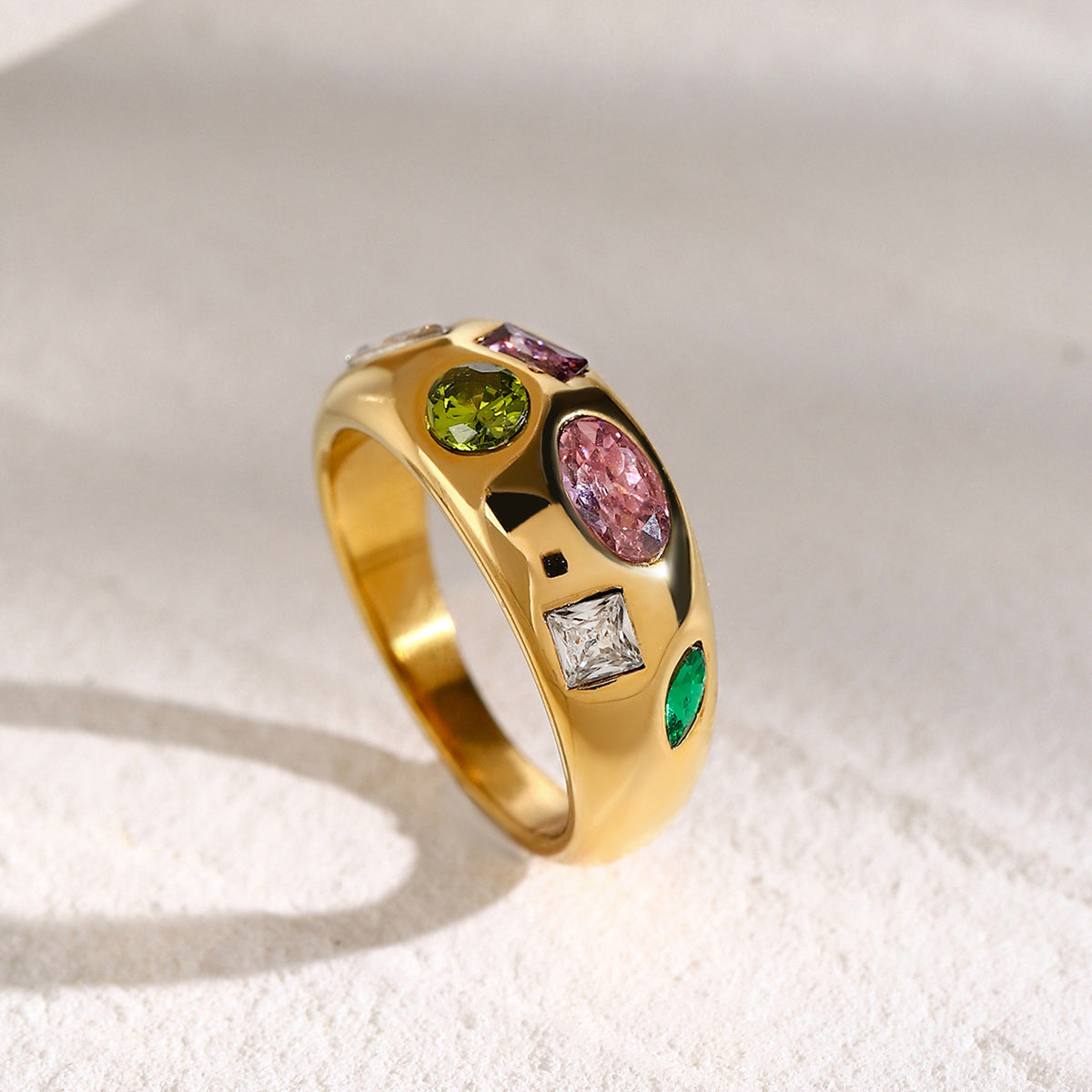 Confetti Dome Ring