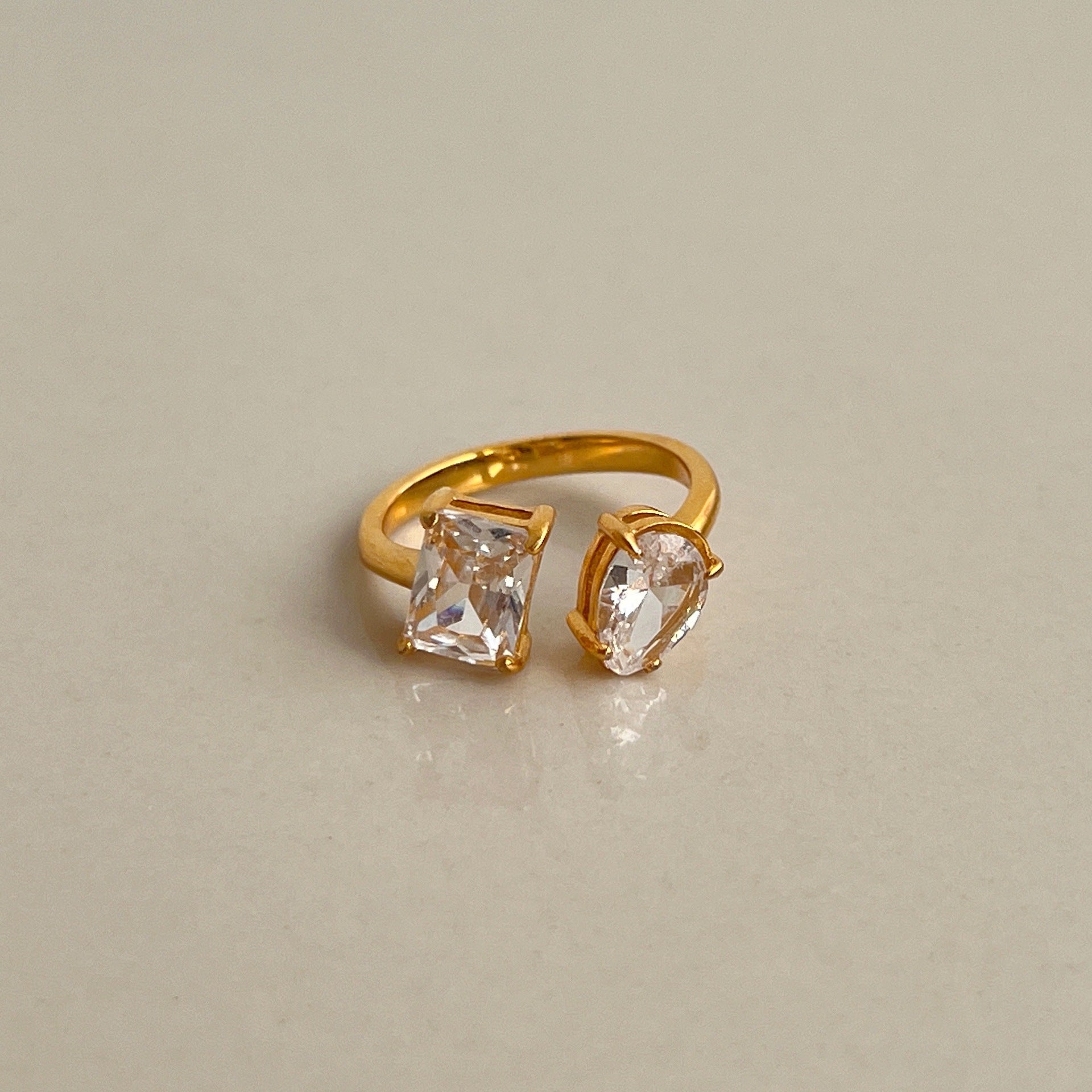 Dual Muse Open Ring