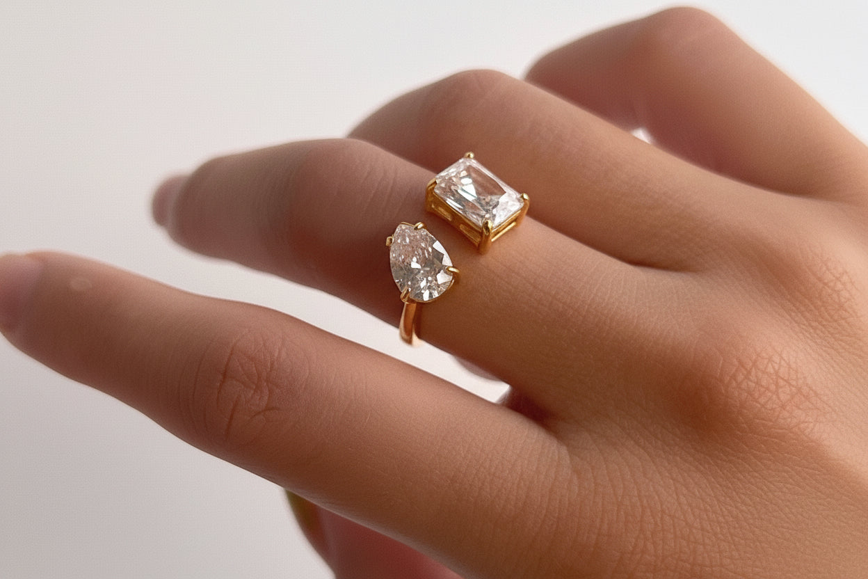 Dual Muse Open Ring