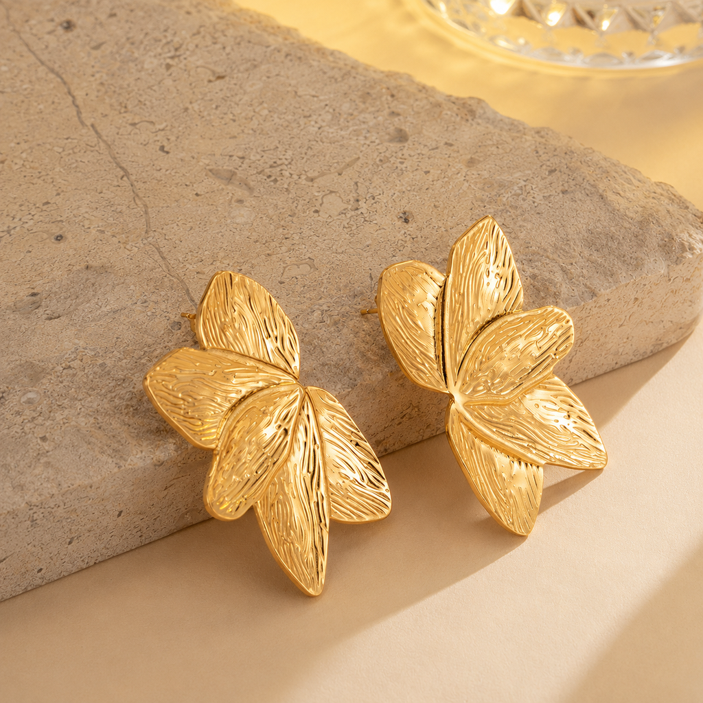 Plumeria Earrings