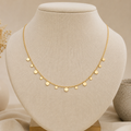 Gold Disc Necklace